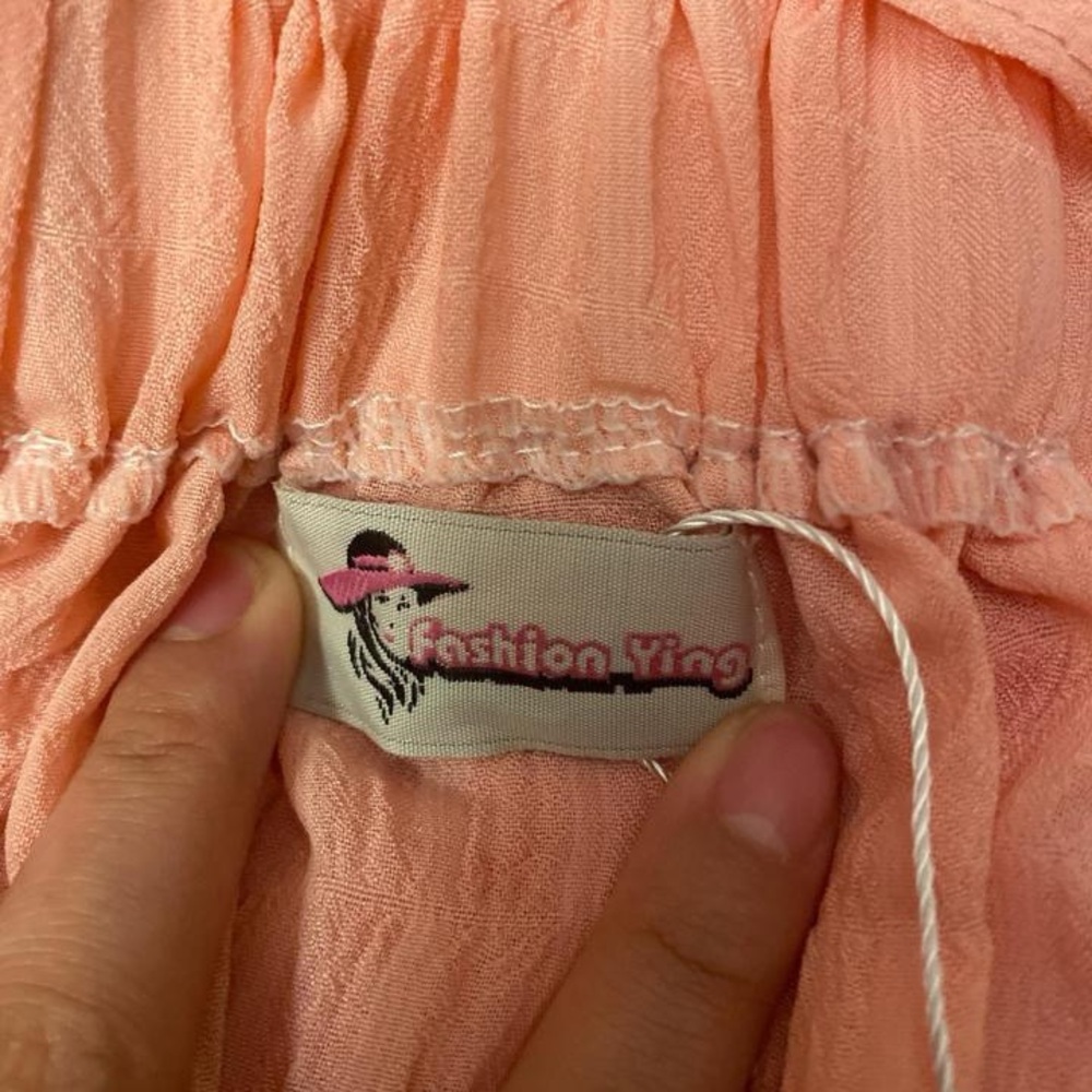Peach Ruffle Maxi Dress - Picture 4 of 4